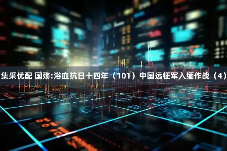 集采优配 国殇:浴血抗日十四年（101）中国远征军入缅作战（4）