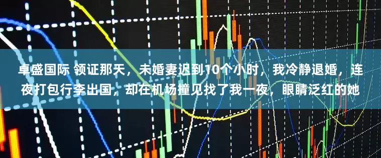 卓盛国际 领证那天，未婚妻迟到10个小时，我冷静退婚，连夜打包行李出国，却在机场撞见找了我一夜，眼睛泛红的她